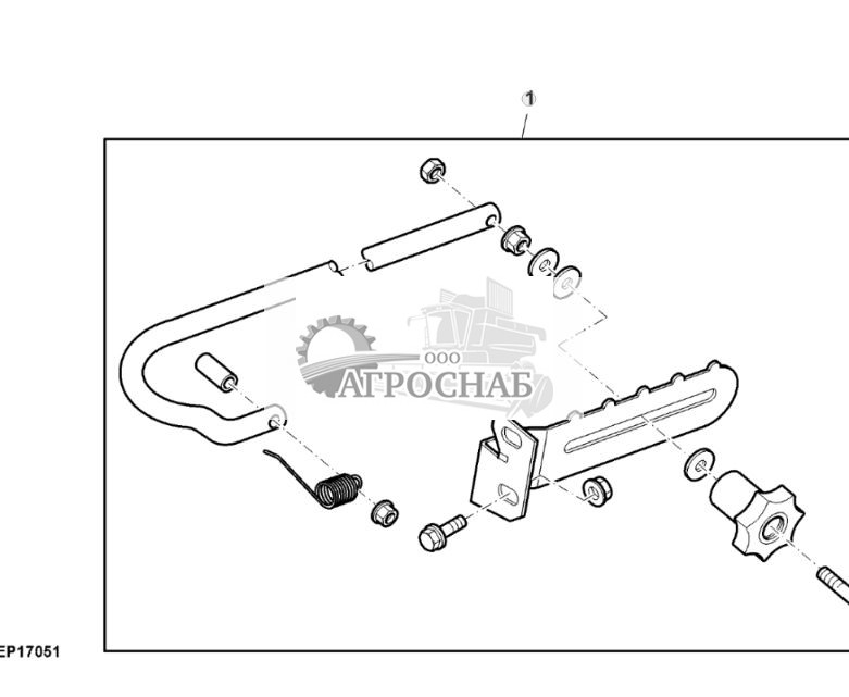Комплект для самостоятельной установки, регулируемые направляющие шпагата - ST760930 107.jpg